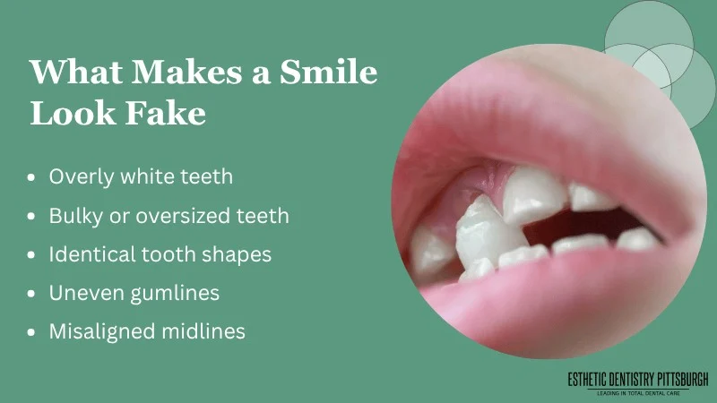 Common Signs of an Artificial Smile